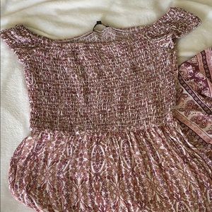 LONG OFF THE SHOULDER DRESS